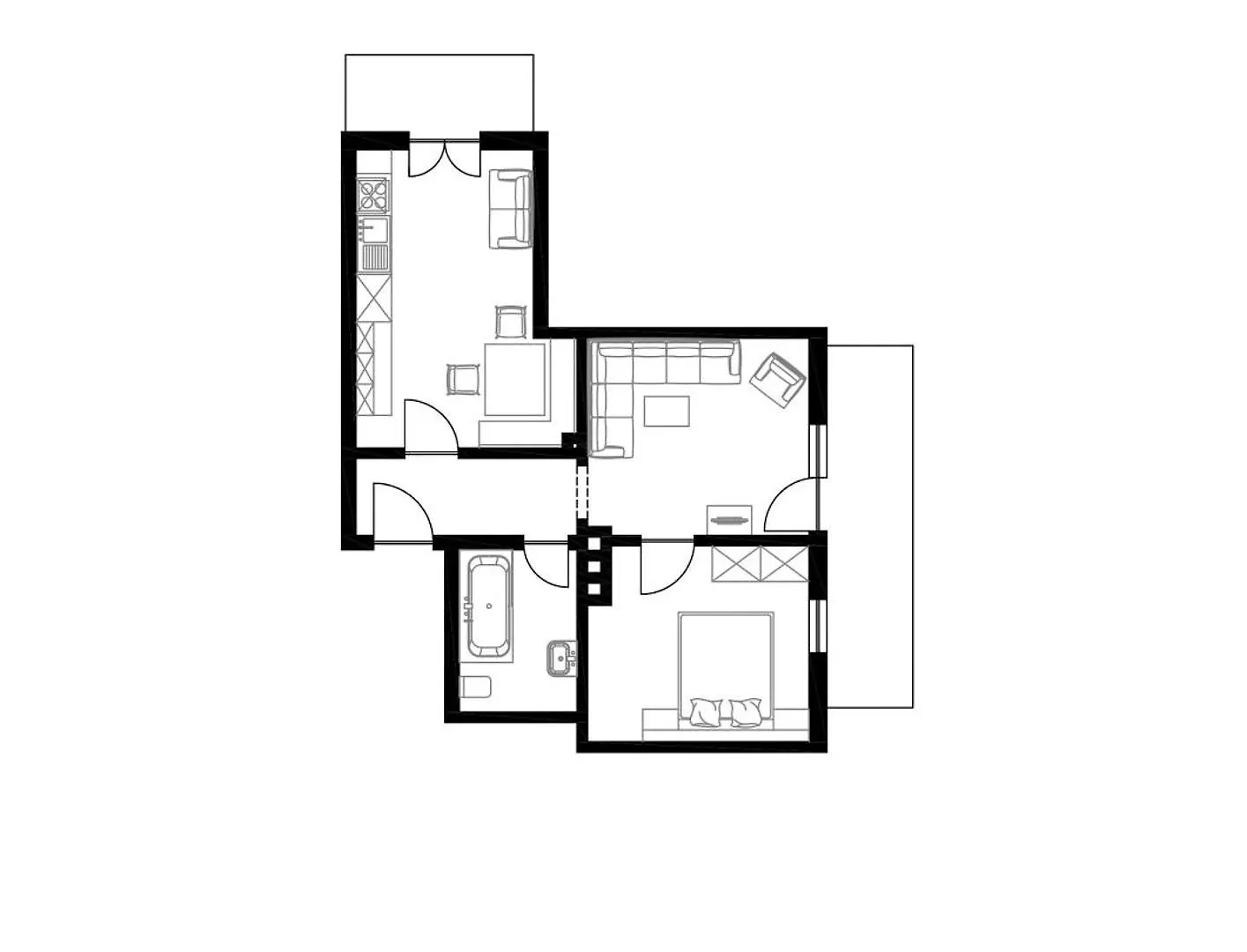 Apartmán Gaestehaus Haller Krün Německo